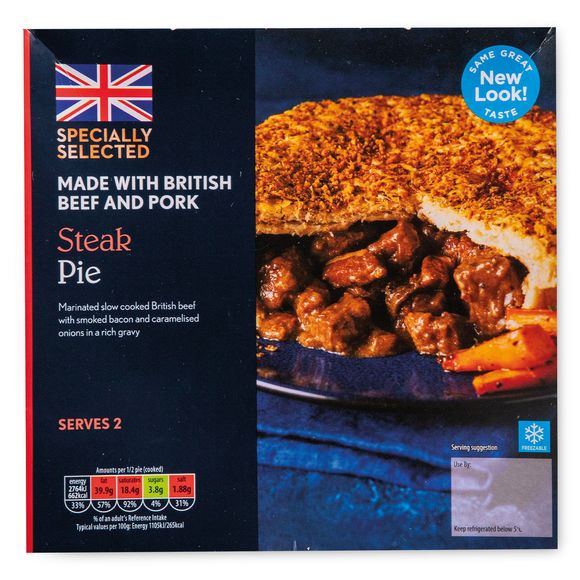 Specially Selected Steak Pie 500g